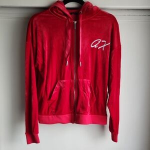 Armani Exchange Red Bomber Jacket